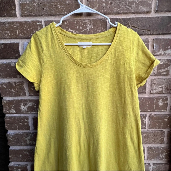 Lou & Grey for Loft Yellow T Shirt Dress, size Small - Picture 4 of 8